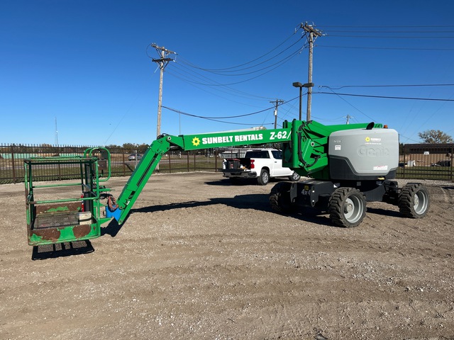 2016 Genie Z62-40 4WD Dual Fuel Articulating Boom Lift 2016 Genie Z62-40 4WD Dual Fuel Articulating Boom Lift