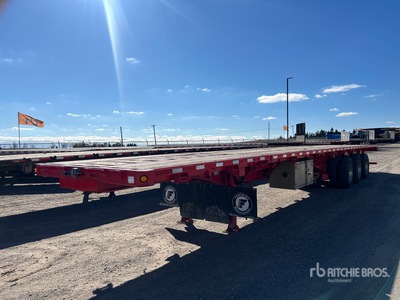 2001 Manac 12353A020 53 ft Tri/A フラットベッドトレーラー