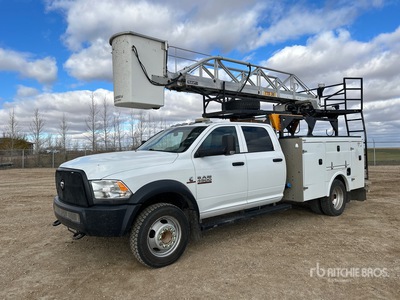 2018 Telelift TTS-36-66 35.5 ft on 2018 Ram 4500HD 4x4 Camion nacelle