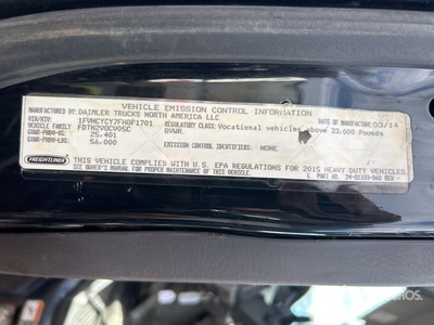 2015 Freightliner M2 106 6x4 Flatbed Truck