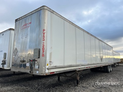 2007 Wabash DVCVHPC 53 ft x 102 in T/A Remolque de furgoneta