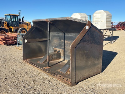 Custom Built 120 in Roll Off Wheel Loader Bucket