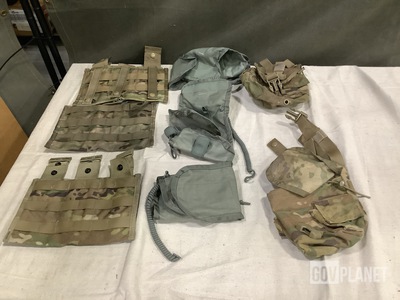 (6) Canteen Pouches, (90) First Aid Kit Inserts & Assorted Items