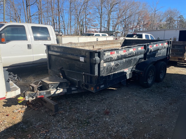 2017 Load Trail 14 ft T/A Dump Utility Trailer