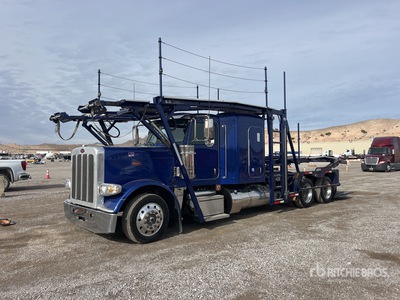2024 Peterbilt 389 6x4 Sleeper Car Carrier Truck