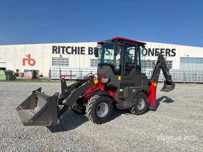 2025 Plus Power HQ15-10 Mini Backhoe Loader (Unused)