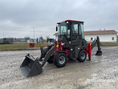 2025 Plus Power HQ15-10 Mini Backhoe Loader (Unused)