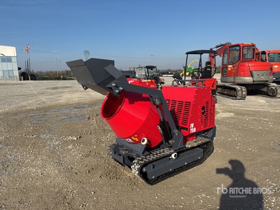 2025 Plus Power JV750 Mini Walk Behind Crawler Concrete Mixer, petrol engine (Unused)