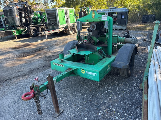2019 Myers-Seth DD4 Trailer-Mounted Water Pump (Inoperable)