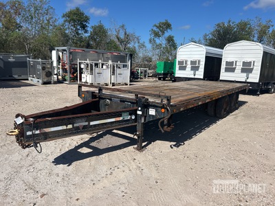 2007 P.J Trailer FD 24 ft T/A Flatbed Trailer
