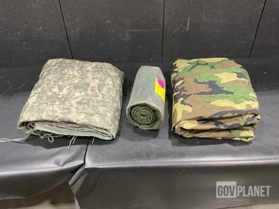 (22) Bivy Covers, (18) Wet Weather Poncho Liners & Assorted Items