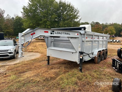2025 Load Trail 16 ft Tri/A Gooseneck Remolque Ligero de Volteo