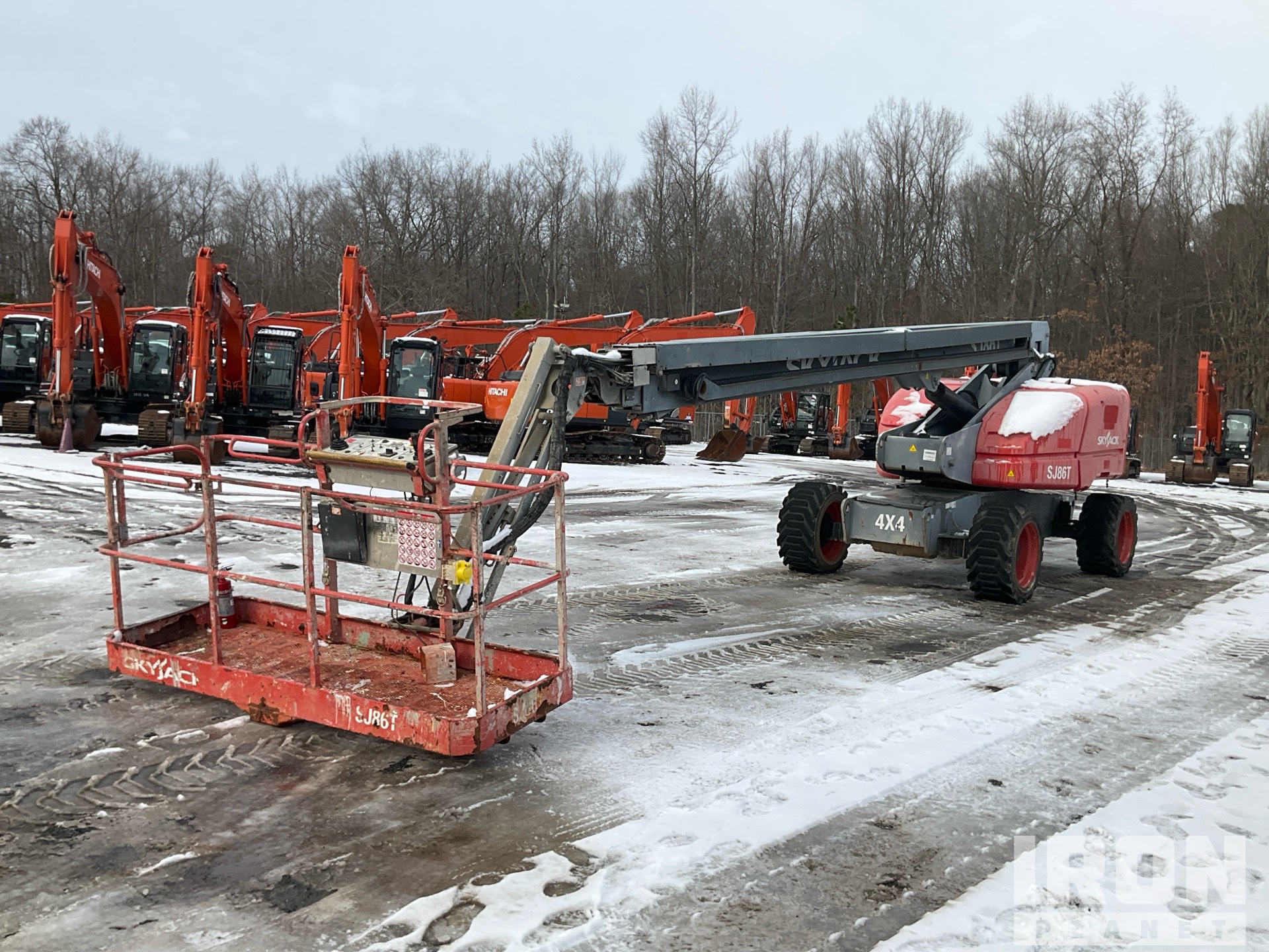 2018 Skyjack SJ86T 4WD Diesel Telescopic Boom Lift in North East