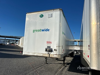 2007 Utility 53 ft x 102 in Sliding T/A Van Trailer