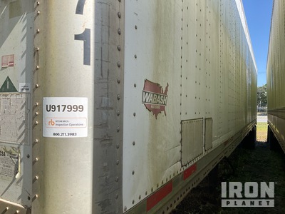 2012 Wabash 42 ft x 96 in T/A Van Trailer