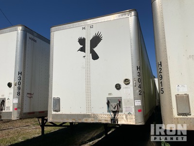 2012 Wabash 42 ft x 96 in T/A Van Trailer