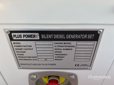 2025 Plus Power GF2-100 Generator Set (Unused)