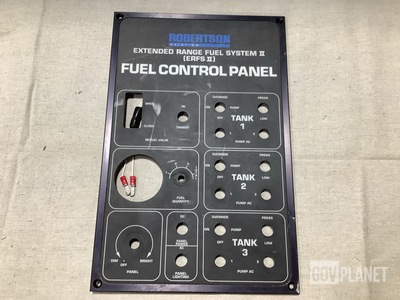 Robertson Aviation HM022-131-11 ERFS II Fuel Control Panel