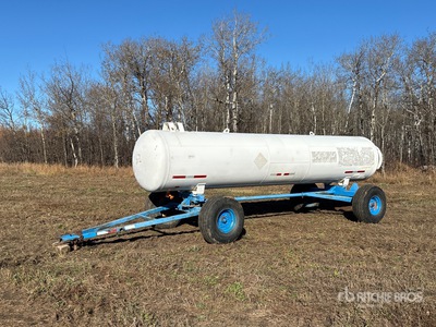 1000 gal Trailer Mounted Steel Anhydrous Tank