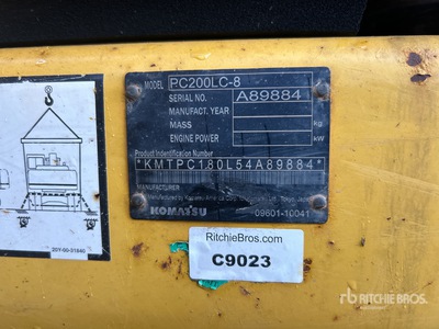 2011 Komatsu PC200LC-8 Koparka gąsienicowa