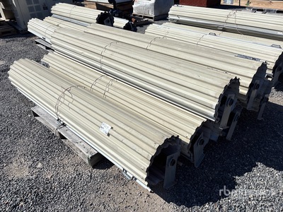 Quantity of (6) 8 ft Roll Up Warehouse Doors