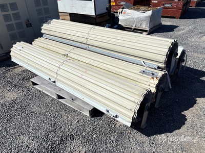 Quantity of (5) 8 ft Roll Up Warehouse Doors