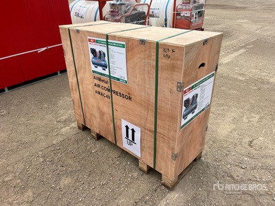2025 KJ AMAC40 18.5 cfm Skid-Mounted 40 gal Air Compressor (Unused)