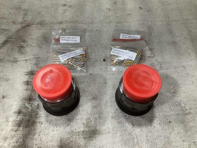 (10) Bell Helicopter Textron 30-276-WH53SA Connectors (10) Bell Helicopter Textron 30-276-WH53SA Connectors