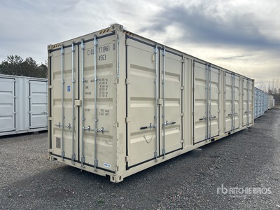 2025 40 ft High Cube Multi-Door Storage Container
