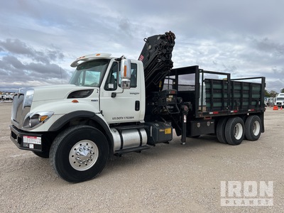 2010 Hiab 322E7 19620 lb Knuckle Boom on 2010 International 7500 6x4 Boom Truck