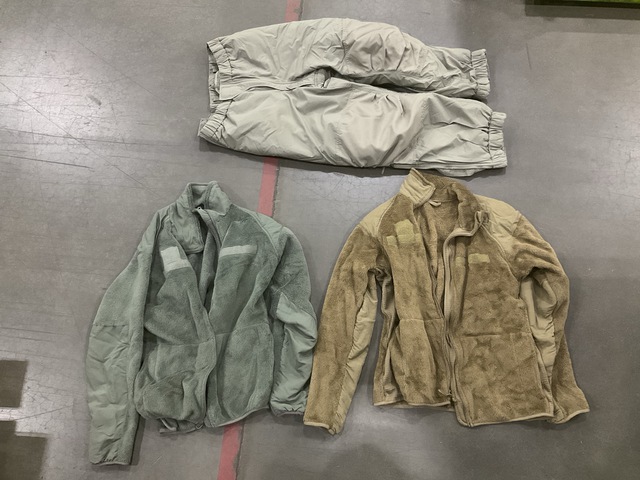 (95) Cold Weather Jackets, (4) Pairs of Cold Weather Trousers & Assorted Items