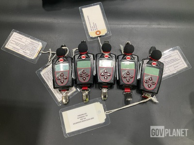 (5) Quest Technologies eg5 Dosimeters