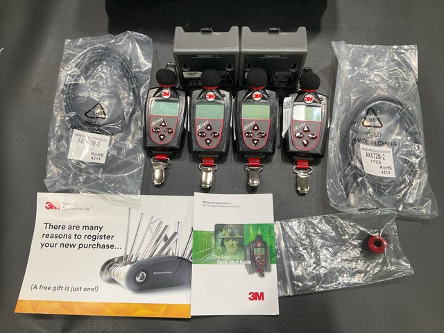 (4) Quest Technologies eg5 Dosimeters