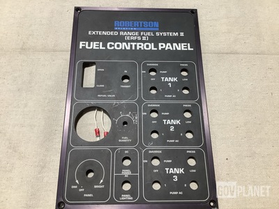 Robertson Aviation HM022-131-11 ERFS II Fuel Control Panel