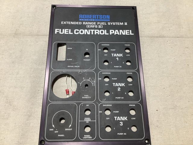 Robertson Aviation HM022-131-11 ERFS II Fuel Control Panel Robertson Aviation HM022-131-11 ERFS II Fuel Control Panel