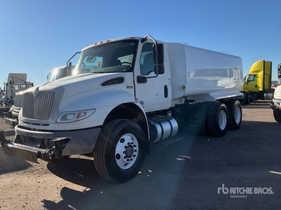 2019 International HV607 4000 gal 6x4 Water Truck