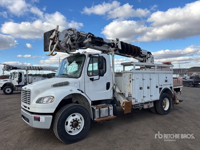 Altec DM47B B on 2019 Freightliner M2 106 4x2 Digger Derrick Truck