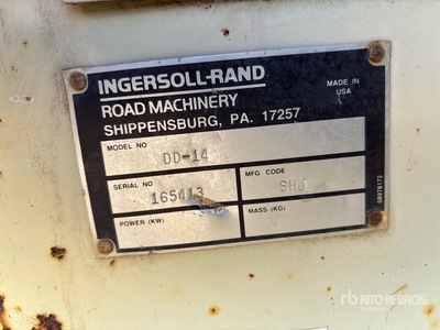 2000 Ingersoll Rand DD14 Double Drum Roller