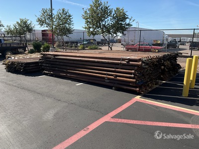 Lot of ~(400) SUPERIOR 17 (B7) FIXED ROUND 17' BRACE B17R13R 17ft x 4” pipe plus feet