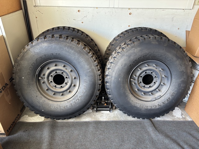 Quantity of (4) Goodyear Wrangler MT 37 x 12.50 R16.5 LT Tires (Unused) Quantity of (4) Goodyear Wrangler MT 37 x 12.50 R16.5 LT Tires (Unused)