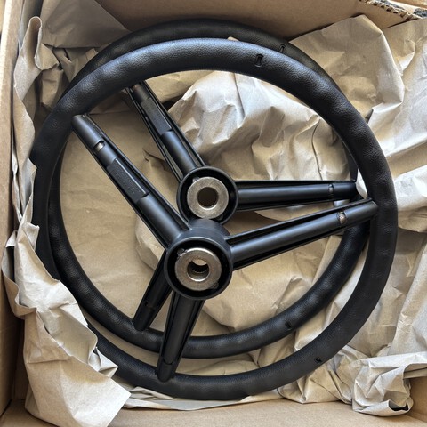 Quantity of (2) AM General Humvee Steering Wheels & (4) Fuel Pumps (Unused) Quantity of (2) AM General Humvee Steering Wheels & (4) Fuel Pumps (Unused)