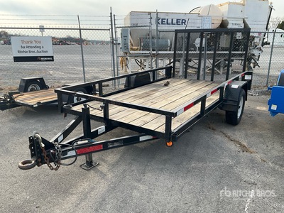 2021 Lucon 3T121-UT 12 ft S/A Equipment Trailer
