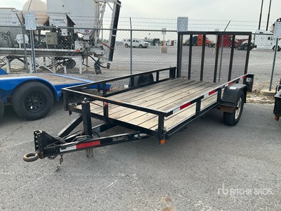 2021 Lucon 3T121-UT 12 ft S/A Equipment Trailer