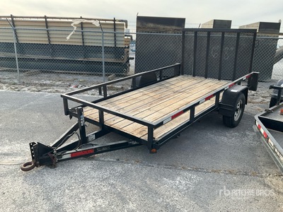 2021 Lucon 3T121-UT 12 ft S/A Equipment Trailer