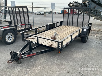 2021 Lucon 3T121-UT 12 ft S/A Equipment Trailer