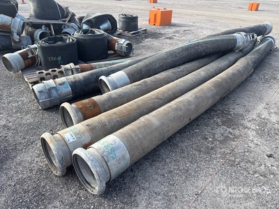 Quantity of (8) 12 in x 22 ft Discharge Schlauch