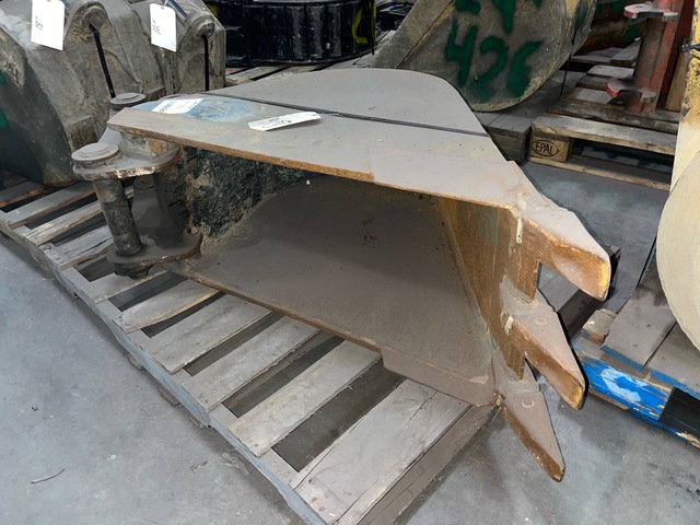 Cat 18 in Digging Excavator Bucket