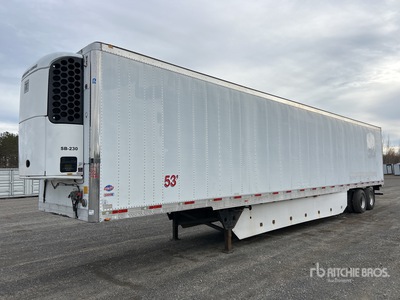 2013 Utility 3000R 53 ft x 102 in Sliding T/A Refrigerated Trailer