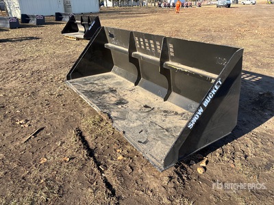 2025 Industrias America S102 102 in Snow Bucket Skid Steer Bucket (Unused)