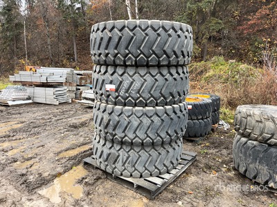 Quantity of (4) 23.5X25 Pneus